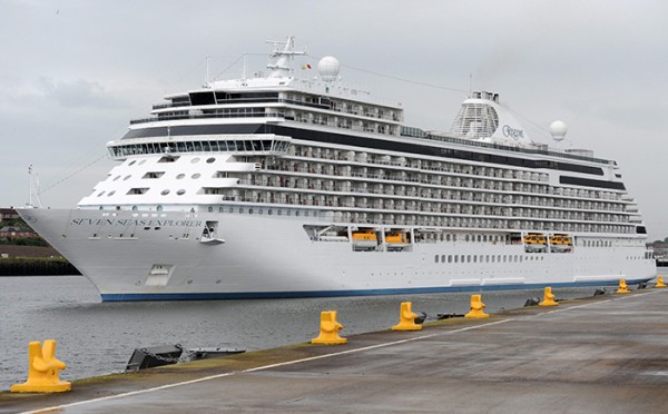 Port of Tyne welcomes the most luxurious ship at sea